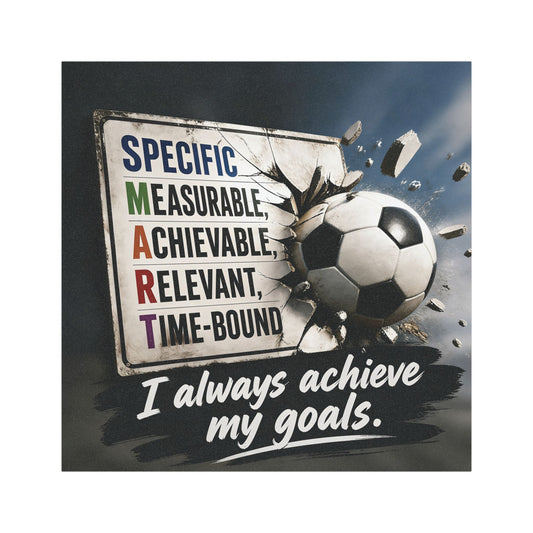 Goal Getter Car Magnet — SMART Goals Design: “I Always Achieve My Goals”