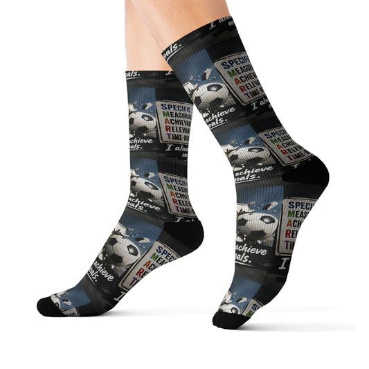 #LifeCoachApproved | SMART Goals Crew Socks