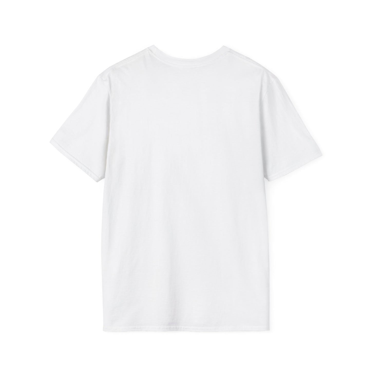 White unisex crewneck T-shirt, plain front