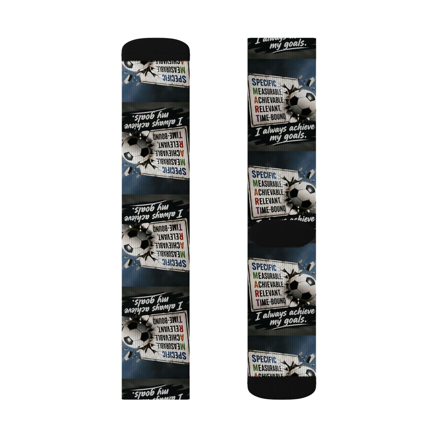 #LifeCoachApproved | SMART Goals Crew Socks