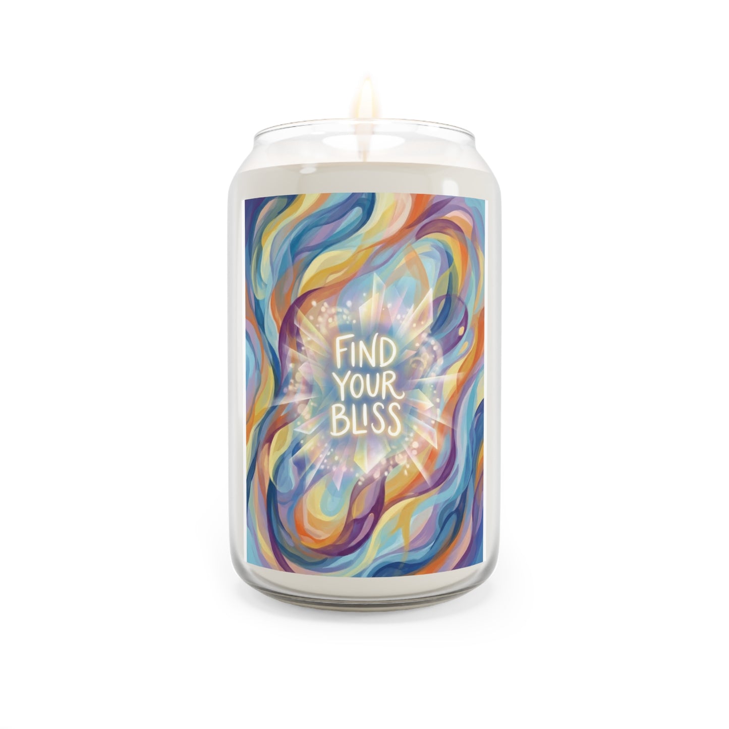 Life Coach Approved Find Your Bliss Soy Candle — Scented 13.75oz — Relaxation & Meditation Gift