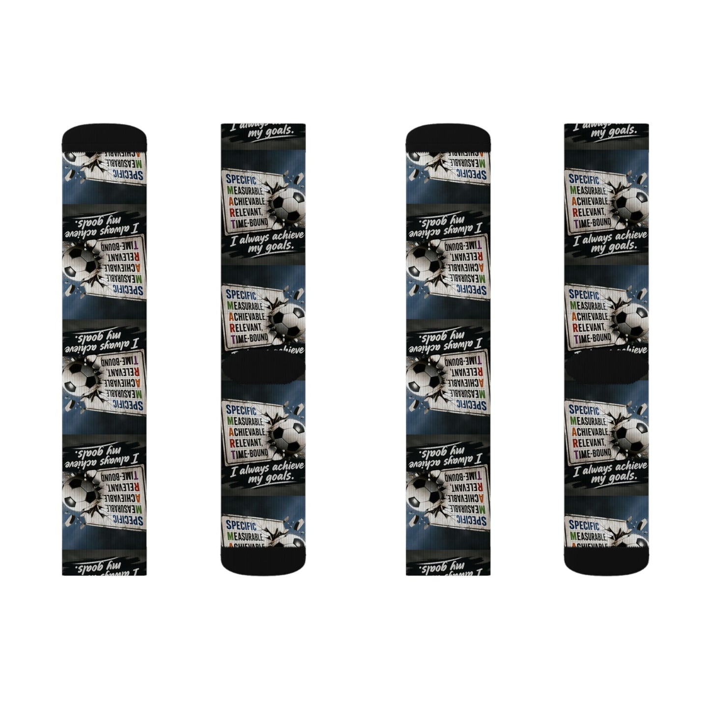 #LifeCoachApproved | SMART Goals Crew Socks