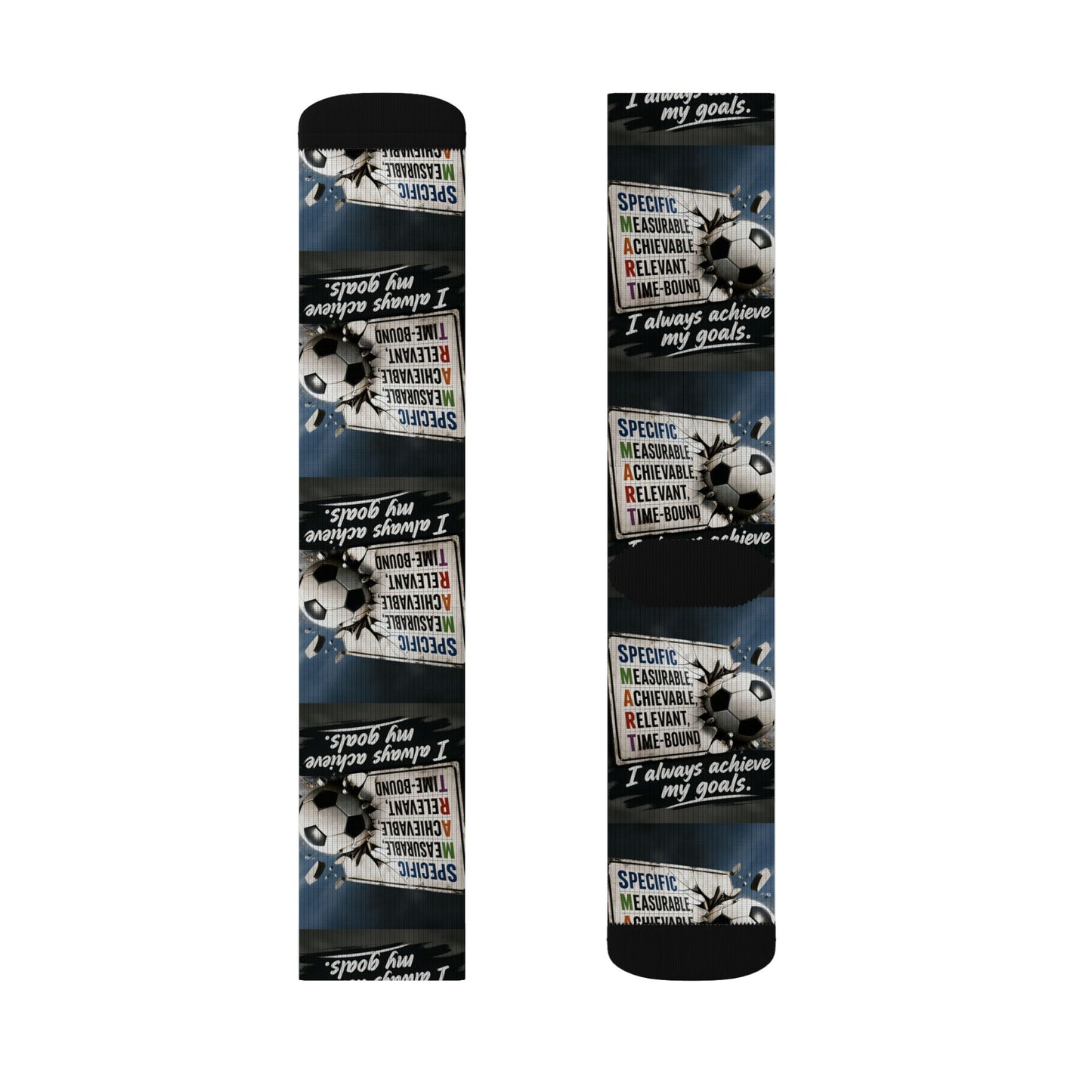 #LifeCoachApproved | SMART Goals Crew Socks