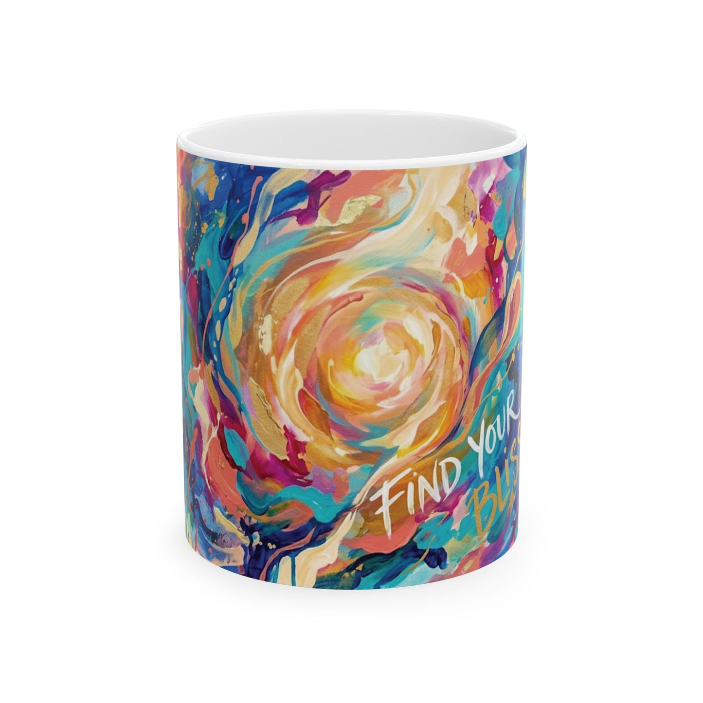 Life Coach Approved Find Your Bliss Ceramic Mug (11oz/15oz)