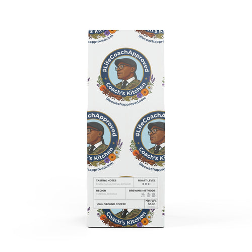 Life Coach Approved coffee blend, Medium roast, 100% ground coffee pack