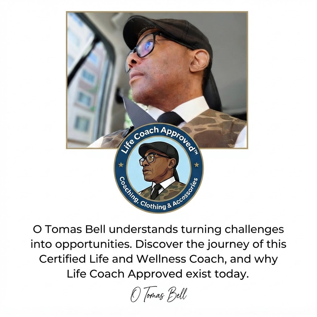 Load video: video telling the story of O Tomas Bell and Life Coach Approved