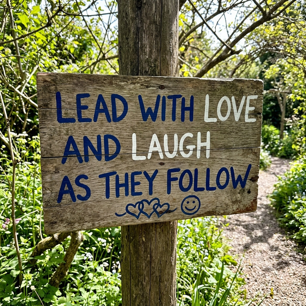 Lead With Love And Laugh As They Follow